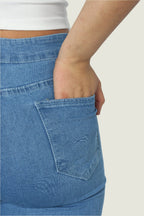 High Waist Denim Jeans for Women – Stylish & Comfortable Fit