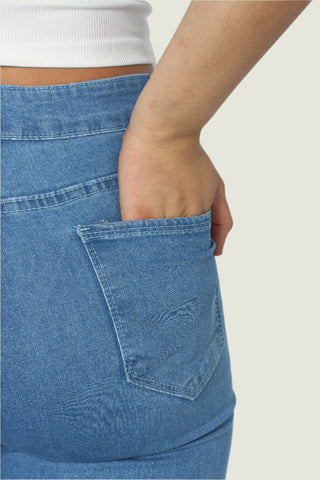 High Waist Denim Jeans for Women – Stylish & Comfortable Fit