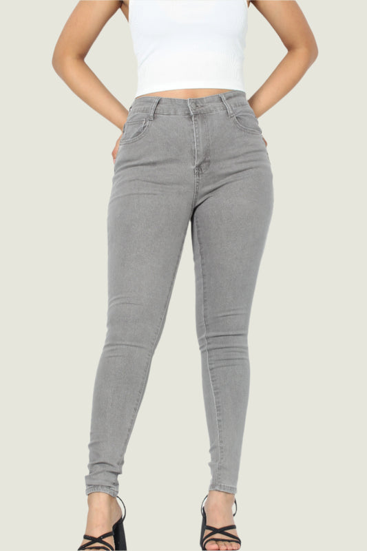 Sculpted High Waist Skinny Jeans – Hug Your Curves in All-Day Comfort
