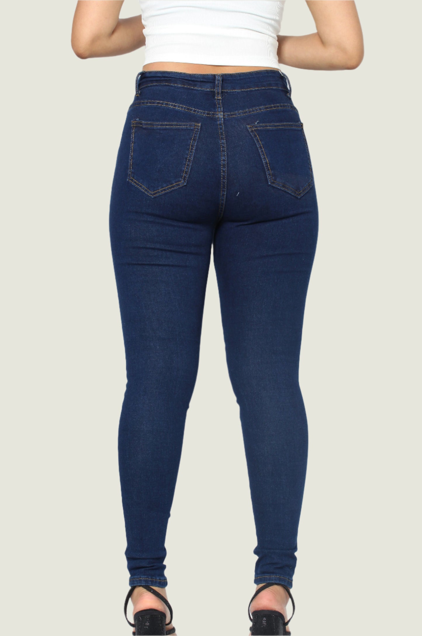 Sleek & Stylish High Waist Skinny Jeans – Perfect for Every Occasion