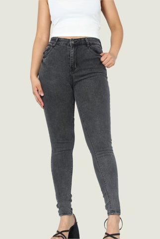 Women’s Charcoal  Denim Skinny Jeans