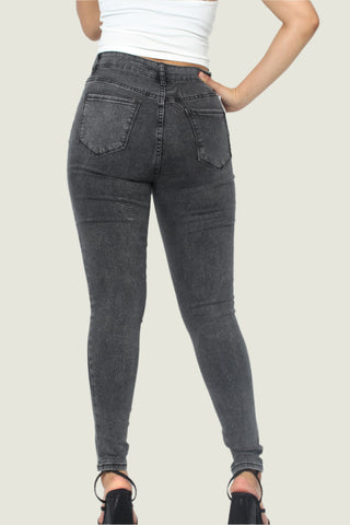 Women’s Charcoal  Denim Skinny Jeans