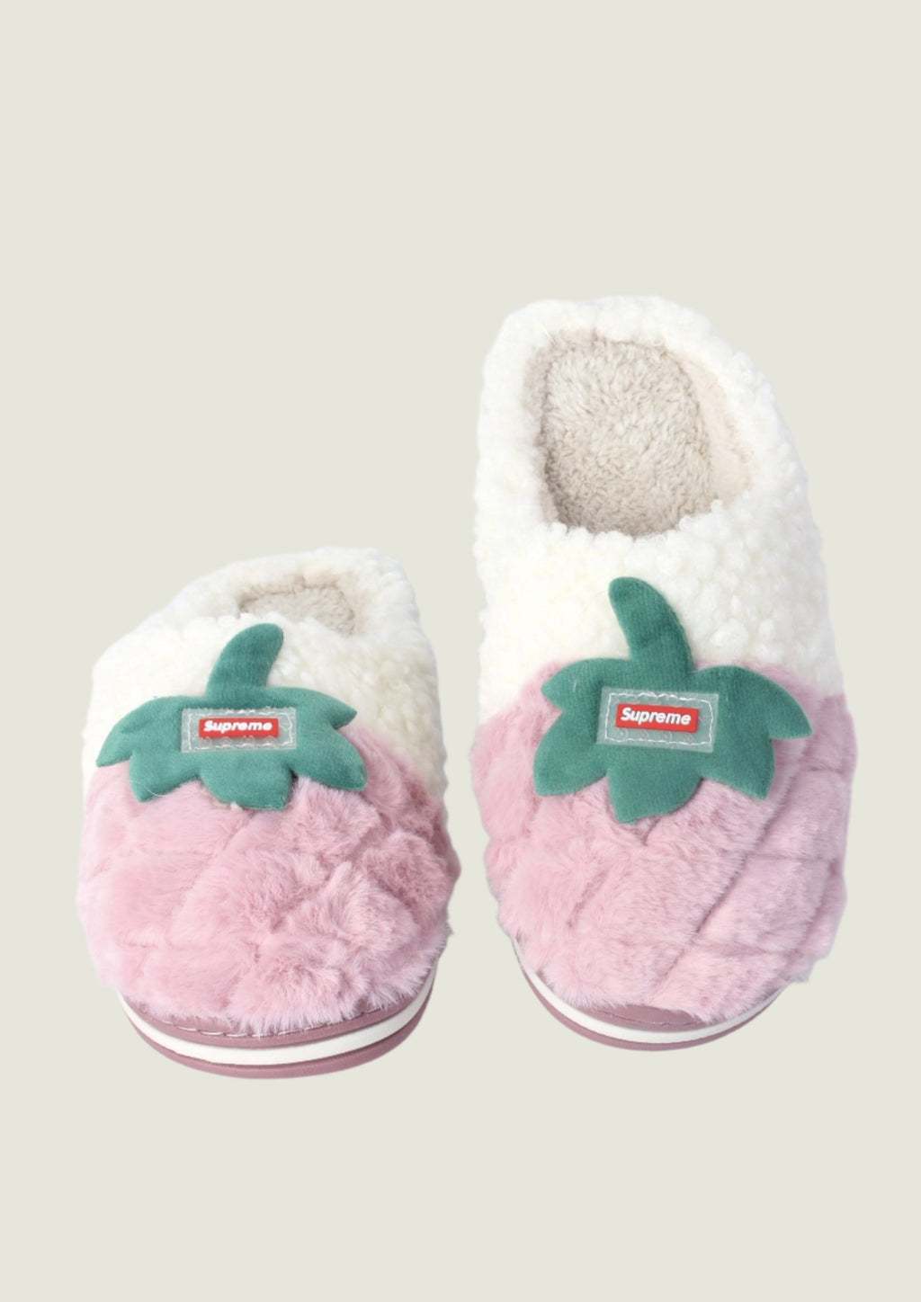 Fuzzy Comfortable Fruit Slippers