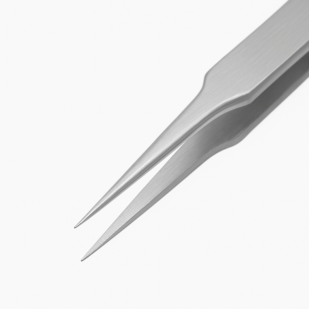 Precision Tweezer – Stainless Steel for Eyebrow & Lash Application