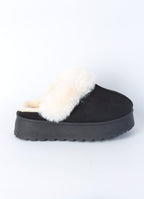 Faux Fur Footwear Slips