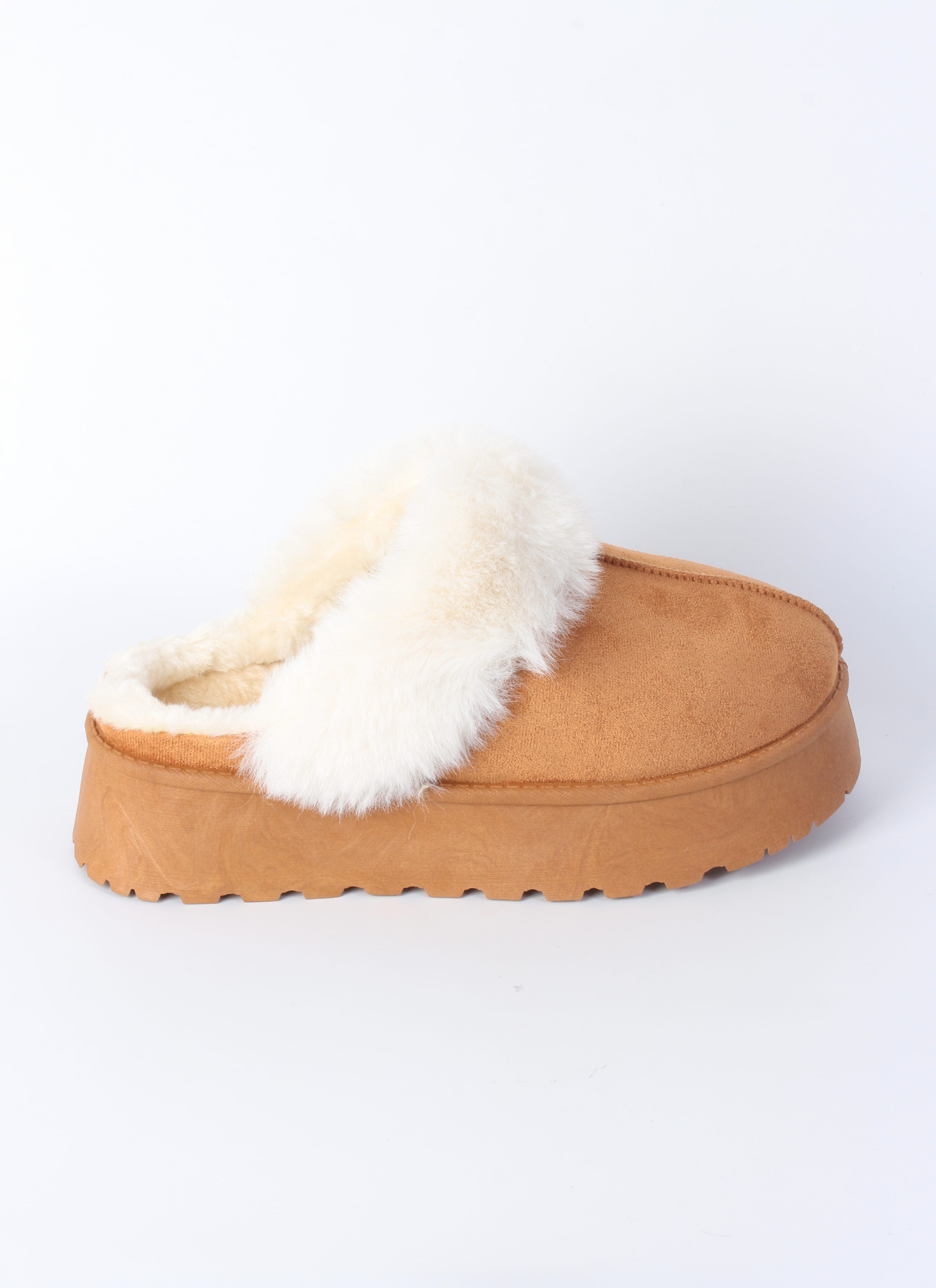 Faux Fur Footwear Slips