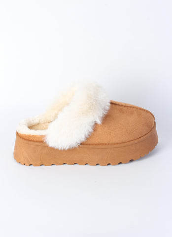Faux Fur Footwear Slips