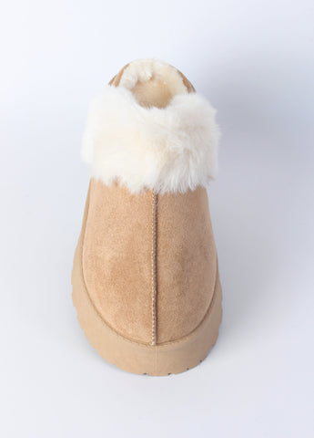 Faux Fur Footwear Slips