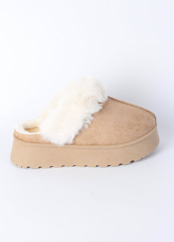 Faux Fur Footwear Slips