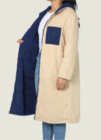 Women's Reversable Fleece-Lined Long Jacket
