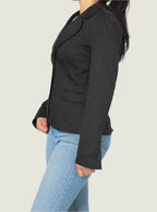 Classic Tailored Button-Up Blazer