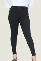 Mid Rise Denim Skinny Jeans for Women