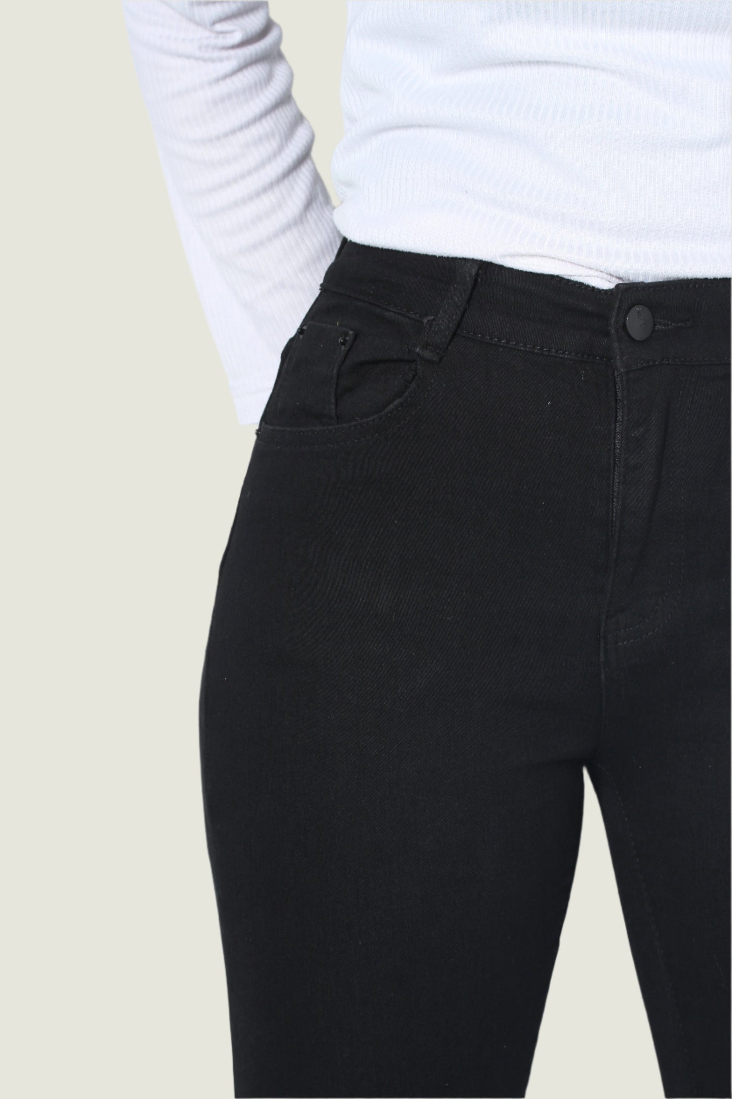 Mid Rise Denim Skinny Jeans for Women