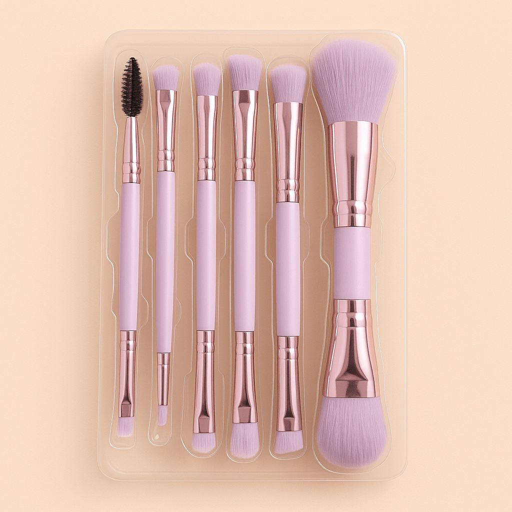 Double-Sided Makeup Brush Set – 12-in-1 Professional Kit