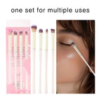Eyeshadow Brush Set – 4pc Soft Blending Brushes- Random Colour