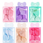 Makeup Sponge & Heart Puff Set 5pc Blenders for Foundation & Powder - Random