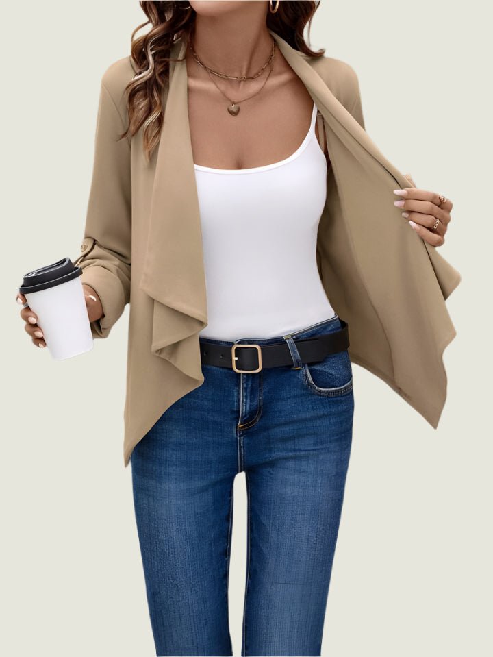 Chic Draped Blazer