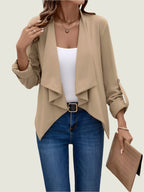 Chic Draped Blazer