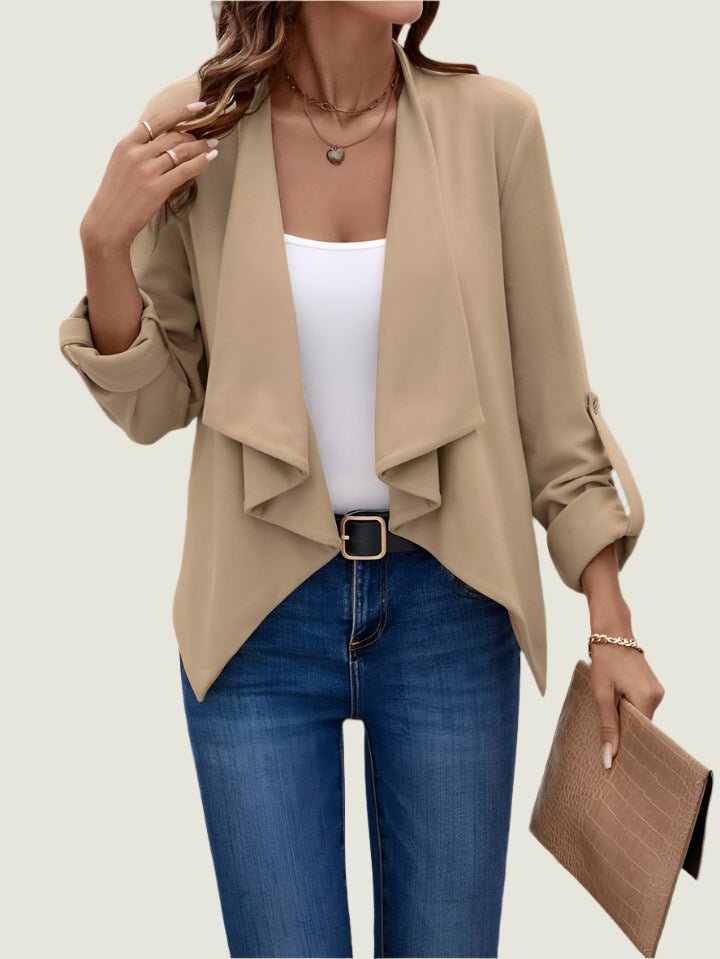 Chic Draped Blazer