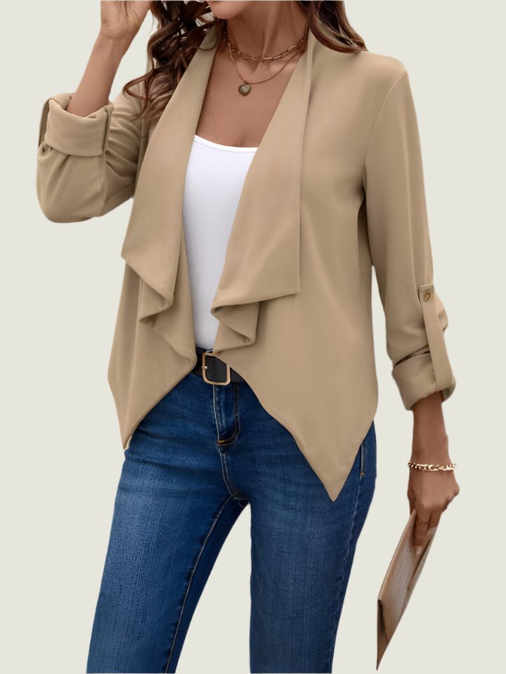 Chic Draped Blazer