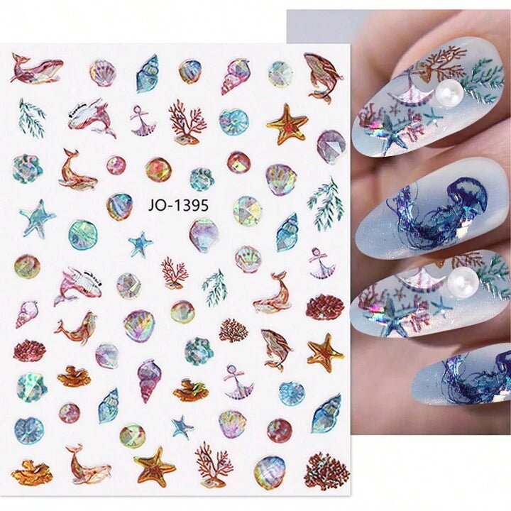 Joyful Nail Art Stickers – Fun & Creative Nail Designs for Every Occasion