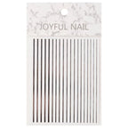 LINE STRIP Nail Art Stickers | Sleek, Modern Designs for Trendy Nails