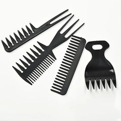 4pcs Professional Comb Set for All Hair Types - Perfect Styling Tools for Every Hair!