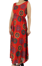 Sleeveless Belted Maxi Dress