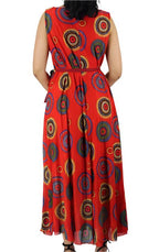 Sleeveless Belted Maxi Dress