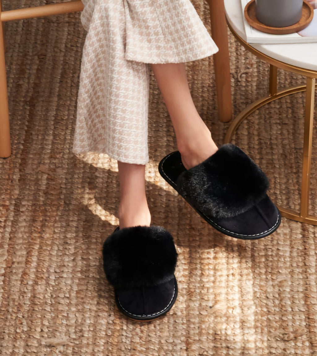 Fluffy Comfort Slide Slippers