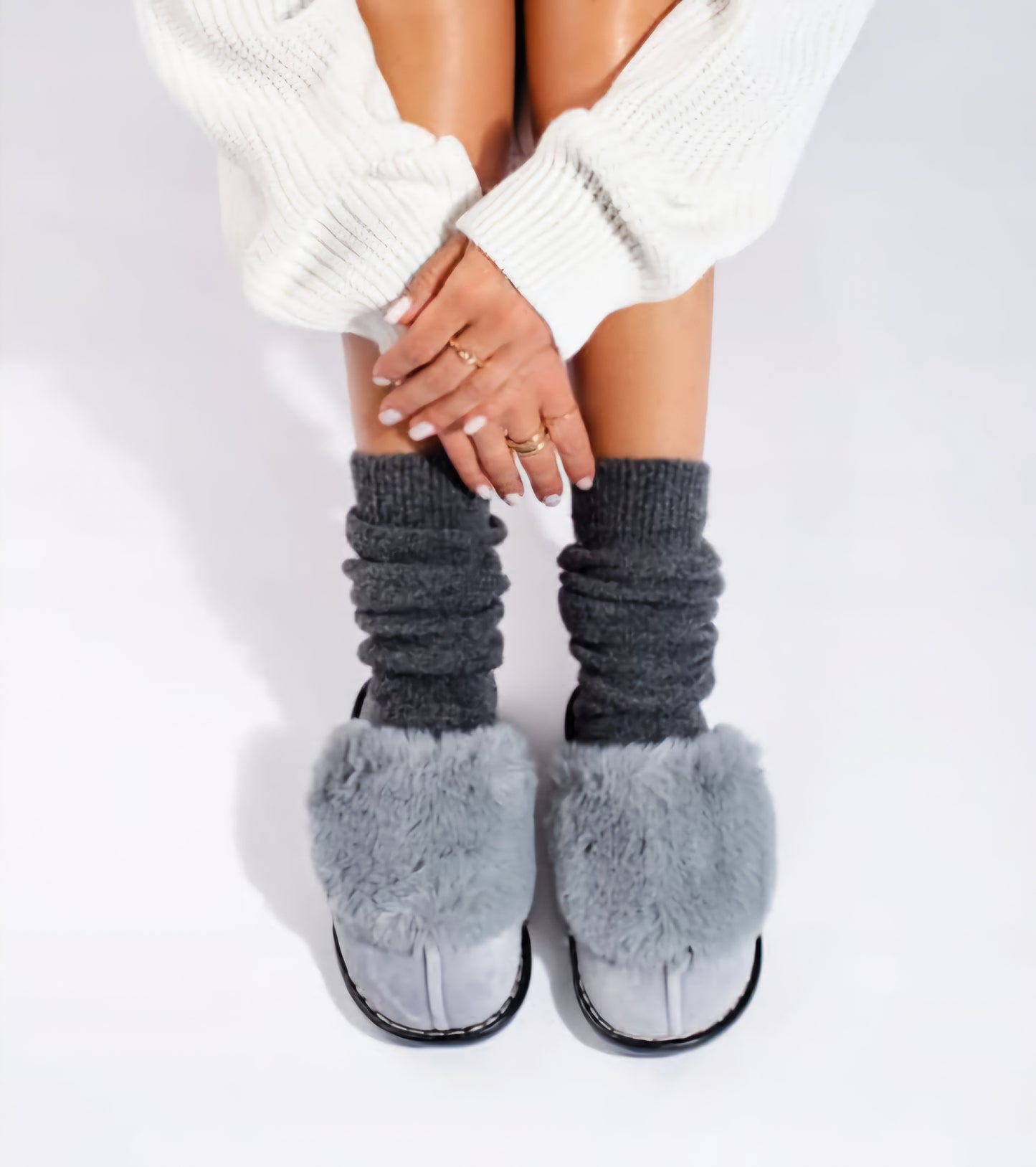 Fluffy Comfort Slide Slippers