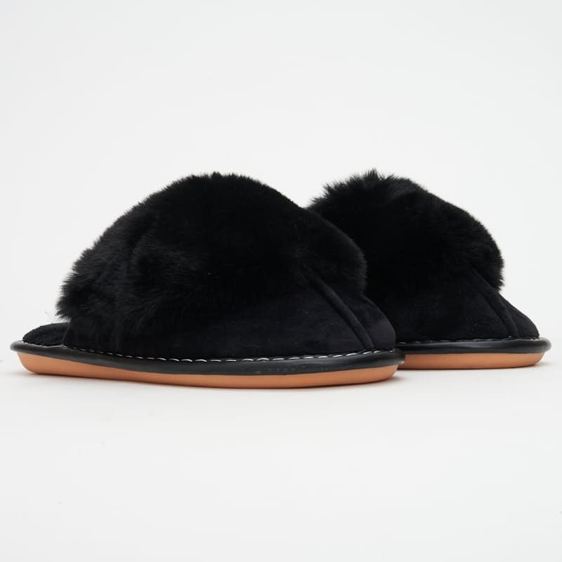 Fluffy Comfort Slide Slippers – Cloud-Soft, Cozy