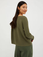 Knitted Batwing Long Sleeve Top XD21