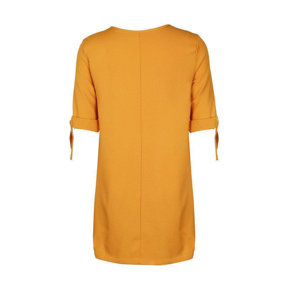 Knot Cuff Tunic Mini Dress XD21