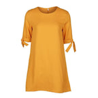 Knot Cuff Tunic Mini Dress XD21