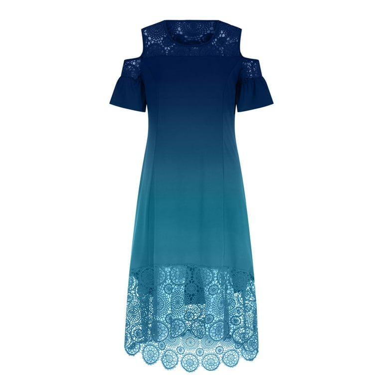 Lace Flowy Beach Swing Loose Dress XD21