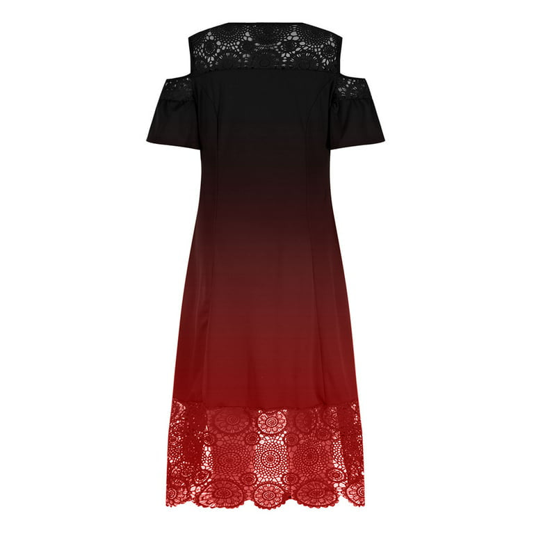 Lace Flowy Beach Swing Loose Dress XD21