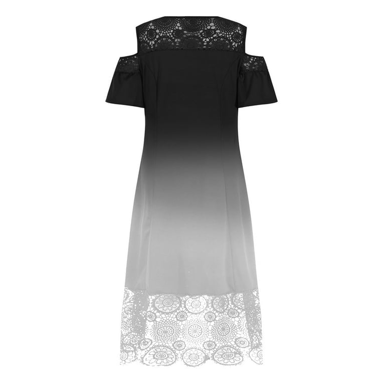 Lace Flowy Beach Swing Loose Dress XD21