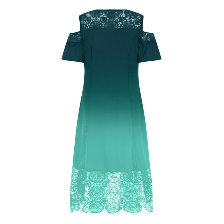 Lace Flowy Beach Swing Loose Dress XD21