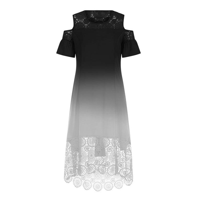 Lace Flowy Beach Swing Loose Dress XD21