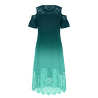 Lace Flowy Beach Swing Loose Dress XD21