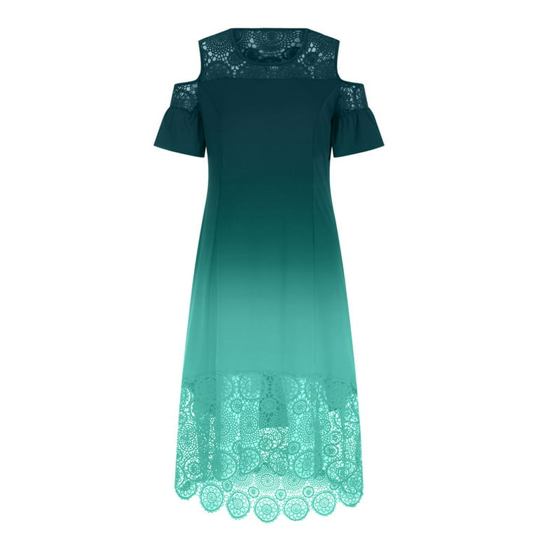 Lace Flowy Beach Swing Loose Dress XD21