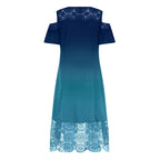 Lace Flowy Beach Swing Loose Dress XD21