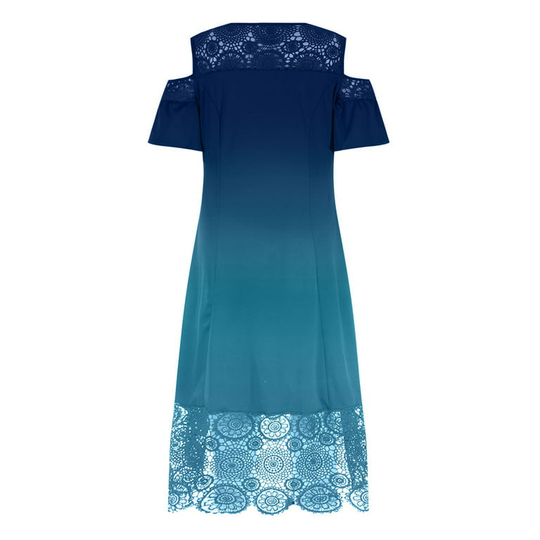 Lace Flowy Beach Swing Loose Dress XD21