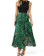 Ladies Maxi Floral Print Summer Dress XD21