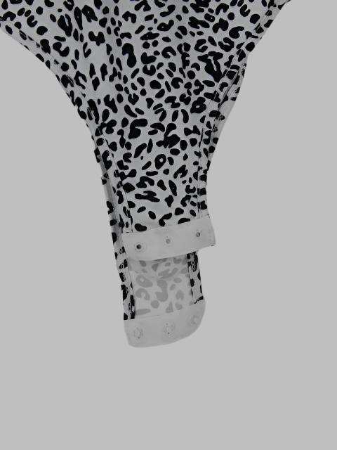 Leopard Spaghetti Strap Bodysuit XD21