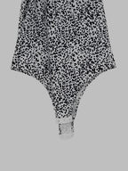 Leopard Spaghetti Strap Bodysuit XD21