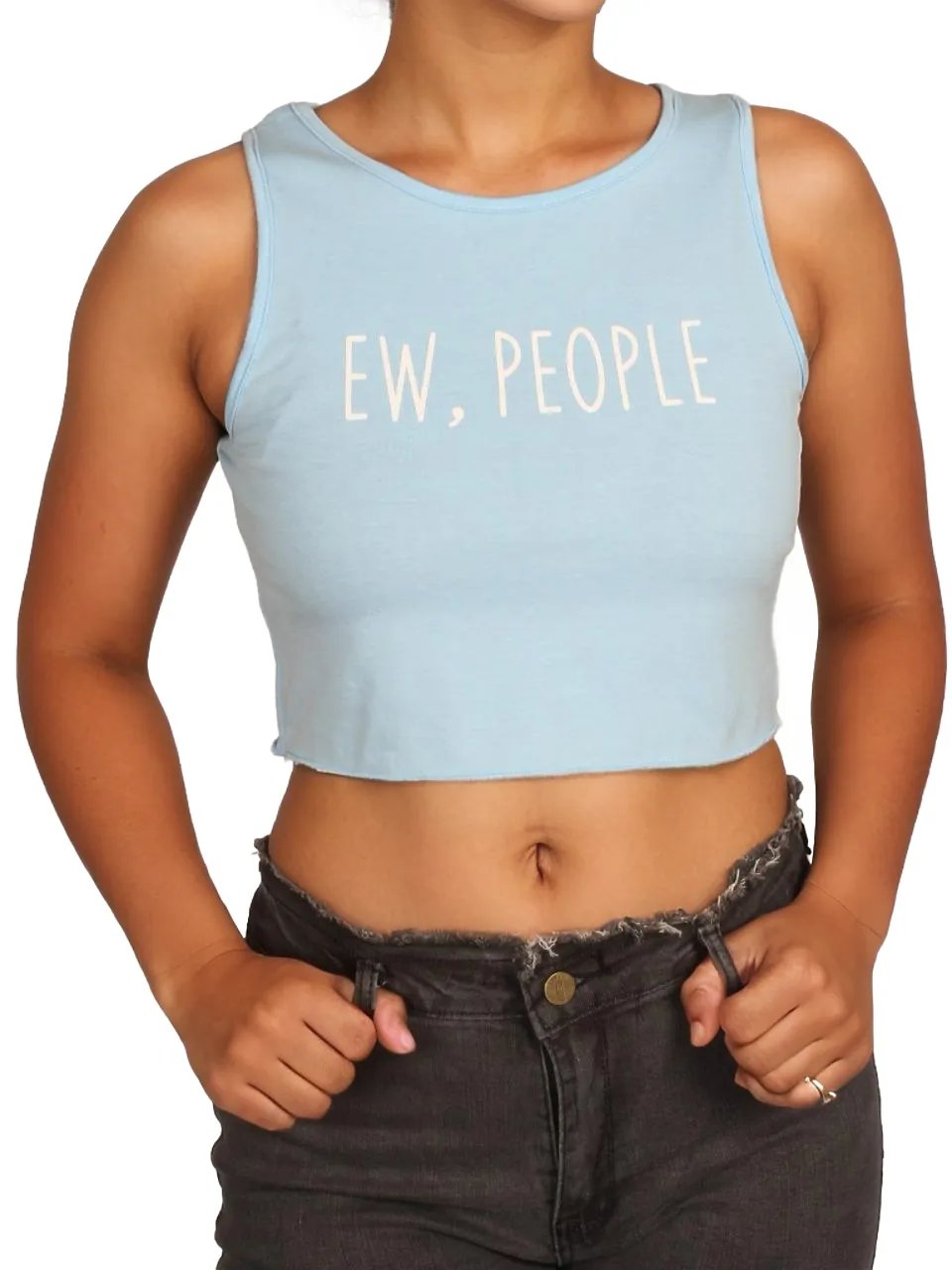 Letter Graphic Tank Crop Top XD21
