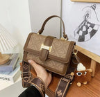 Letter printing portable casual shoulder crossbody bag XD21