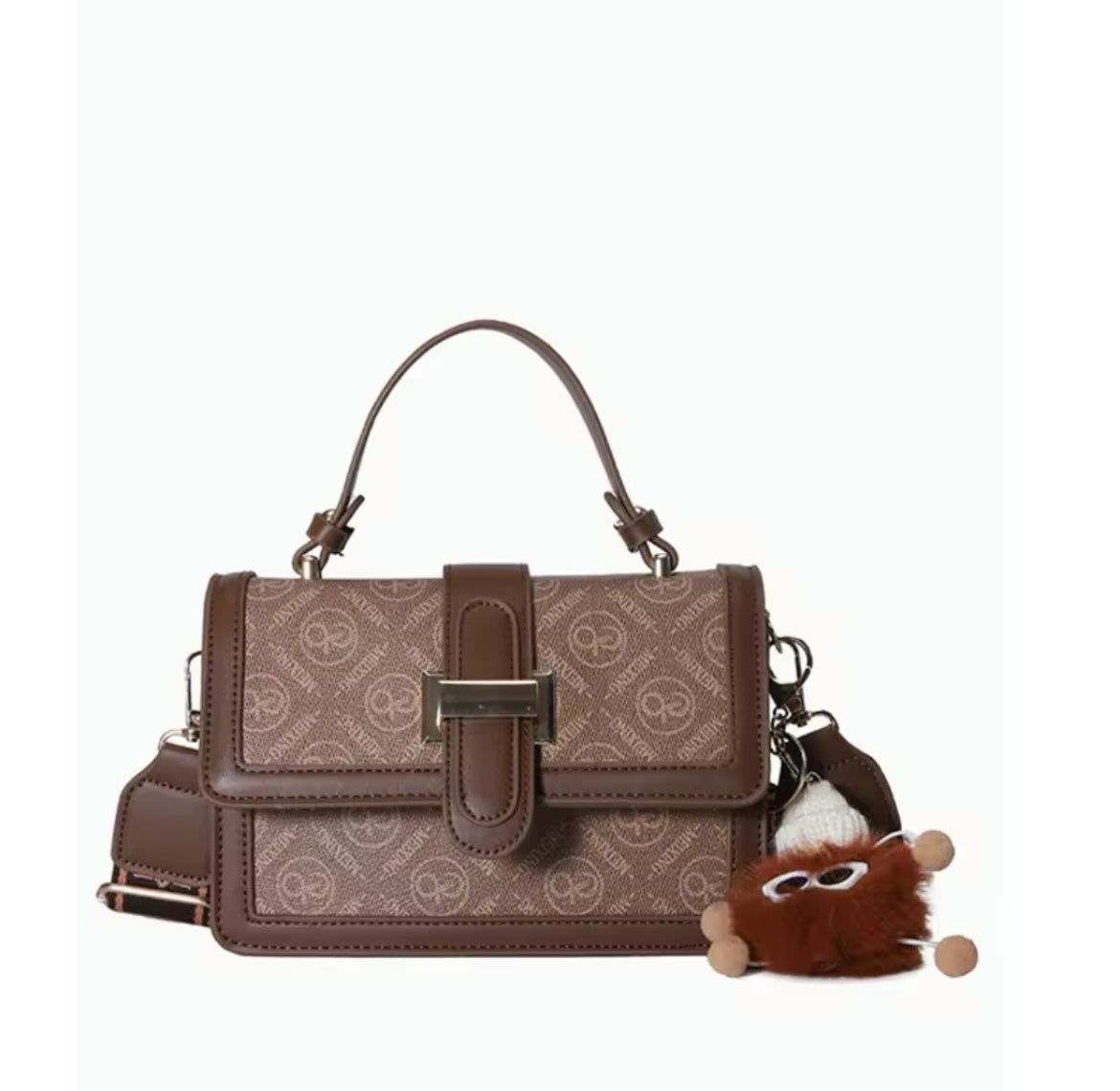 Letter printing portable casual shoulder crossbody bag XD21